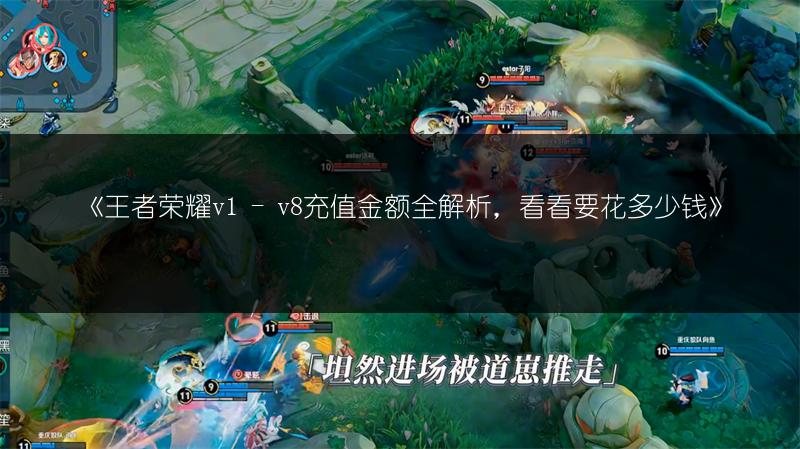《王者荣耀v1 - v8充值金额全解析，看看要花多少钱》