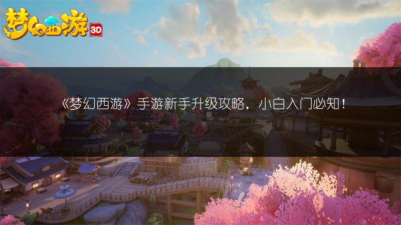 《梦幻西游》手游新手升级攻略，小白入门必知！