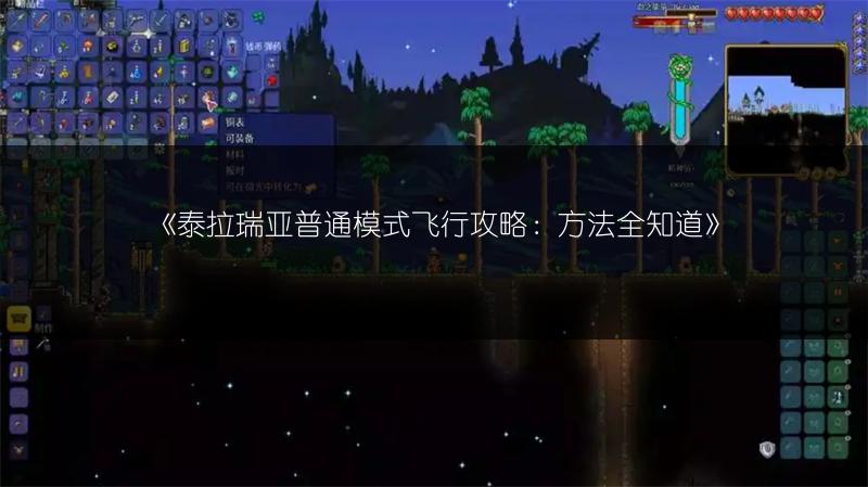 《泰拉瑞亚普通模式飞行攻略：方法全知道》