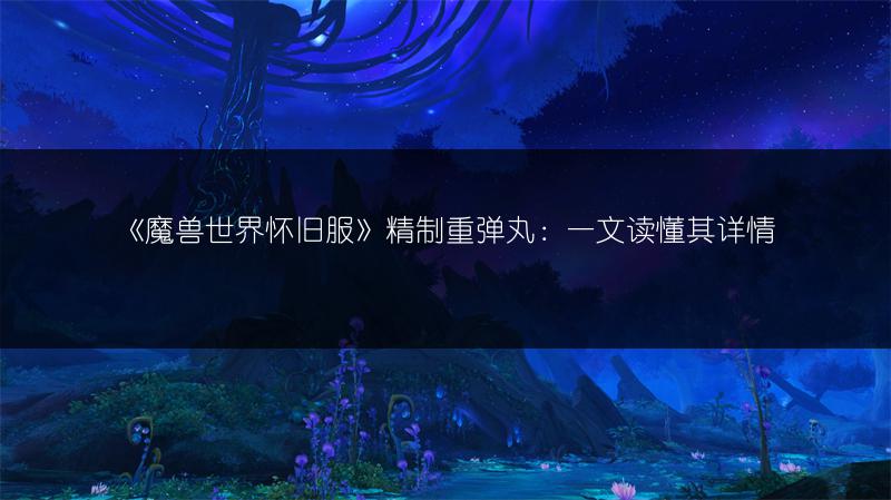 《魔兽世界怀旧服》精制重弹丸：一文读懂其详情