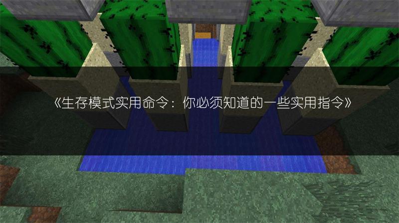 《生存模式实用命令：你必须知道的一些实用指令》