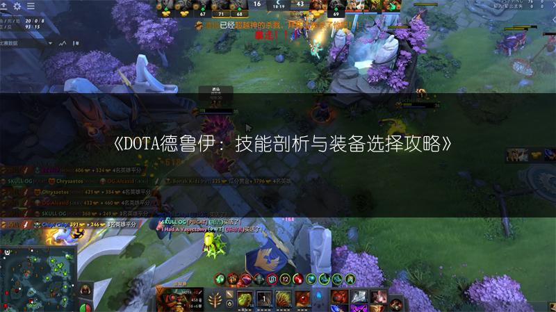 《DOTA德鲁伊：技能剖析与装备选择攻略》