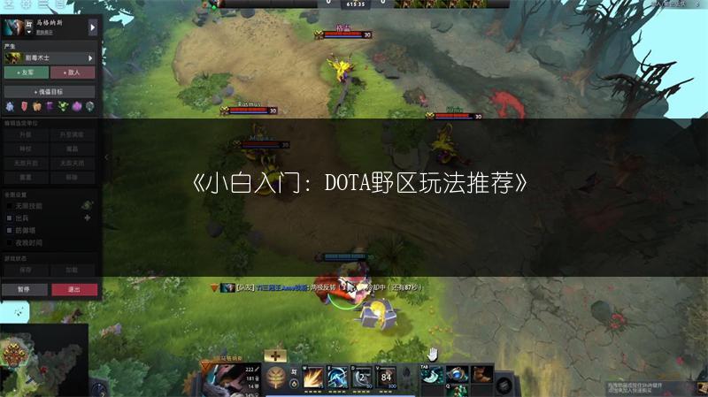 《小白入门：DOTA野区玩法推荐》