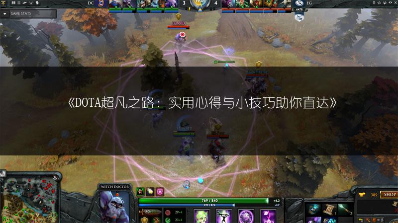《DOTA超凡之路：实用心得与小技巧助你直达》