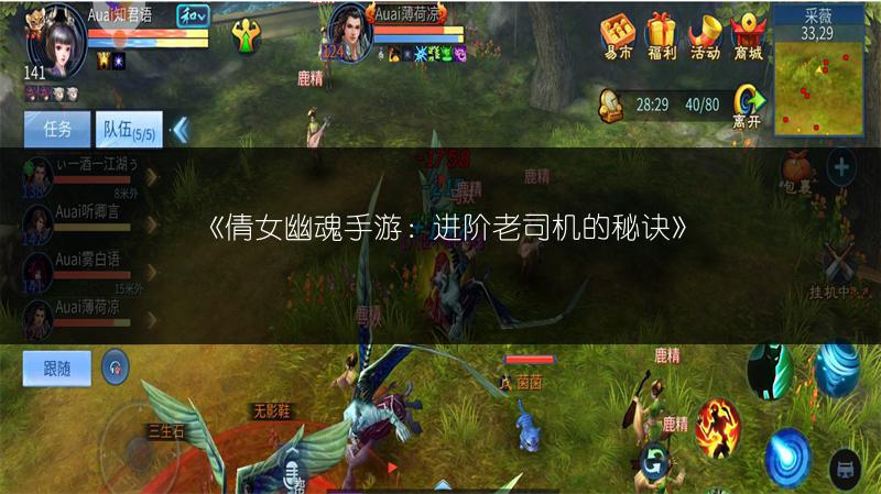 《倩女幽魂手游：进阶老司机的秘诀》